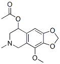Acetic acid 8-methoxy-2-methyl-6,7-methylenedioxy-1,2,3,4-tetrahydroisoquinolin-4-yl ester