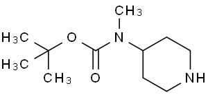 2-Methyl-2-propanyl methyl(4-piperidinyl)carbamate