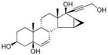 (3β,5β,15α,16α,17β)-15,16-Dihydro-17-(3-hydroxy-1-propynyl)-3'H-cycloprop[15,16]androsta-6,15-diene-3,5,17-triol