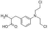 2-amino-3-[3-[bis(2-chloroethyl)amino]phenyl]propionic acid