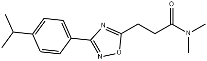 N,N-DIMETHYL-3-[3-(4-PROPAN-2-YLPHENYL)-1,2,4-OXADIAZOL-5-YL]PROPANAMIDE