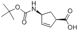 (1S,4R)-4-N-BOC-氨基-2-环戊烯酸