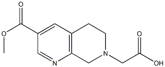 2-(3-(methoxycarbonyl)-5,6-dihydro-1,7-naphthyridin-7(8H)-yl)acetic acid
