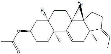 (3R,5R,8S,10S,13S,14S,Z)-17-ethylidene-10,13-dimethyl-2,3,4,5,6,7,8,10,12,13,14,15,16,17-tetradecahydro-1H-cyclopenta[a]phenanthren-3-yl acetate