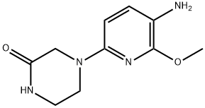 4-(5-Amino-6-methoxy-2-pyridinyl)-2-piperazinone