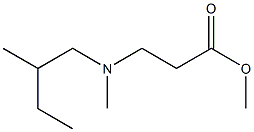 methyl 3-(methyl(2-methylbutyl)amino)propanoate