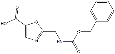 2-[1-(CBZ-氨基)甲基]-5-噻唑羧酸