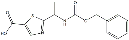 2-(1-(((苄氧基)羰基)氨基)乙基)噻唑-5-羧酸