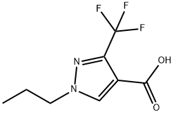 1-Propyl-3-(trifluoromethyl)pyrazole-4-carboxylic acid