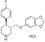 (3s-trans)-3-[(1,3-benzodioxol-5-yloxy)methyl]-4-(4-fluorophenyl)piperidine hydrochloride Hemihydrate
