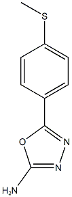 5-[4-(METHYLTHIO)PHENYL]-1,3,4-OXADIAZOL-2-AMINE