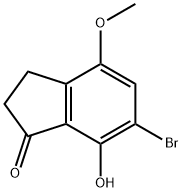 6-bromo-7-hydroxy-4-methoxy-2,3-dihydro-1H-inden-1-one