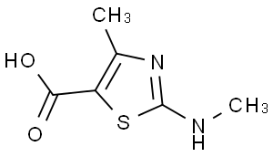 4-甲基-2-(甲基氨基)-1,3-噻唑-5-羧酸