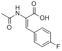 p-Fluoro-a-acetamidocinnamic Acid
