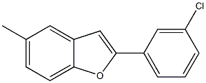 2-(3-氯苯基)-5-甲基苯并呋喃