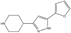 4-[3-(2-FURYL)-1H-PYRAZOL-5-YL]PIPERIDINE