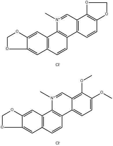 13-Methyl-[1,3]benzodioxolo[5,6-c]-1,3-dioxolo[4,5-i]phenanthridinium chloride mixt. with 1,2-dimethoxy-12-methyl[1,3]benzodioxolo[5,6-c]phenanthridinium chloride
