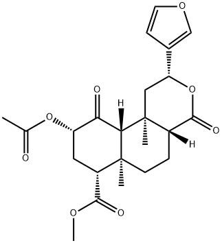 2H-Naphtho[2,1-c]pyran-7-carboxylic acid, 9-(acetyloxy)-2-(3-furanyl)dodecahydro-6a,10b-dimethyl-4,10-dioxo-, methyl ester, (2R,4aR,6aR,7R,9S,10aS,10bR)-