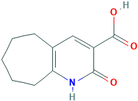 2-Oxo-2,5,6,7,8,9-hexahydro-1H-cyclohepta[b]-pyridine-3-carboxylic acid