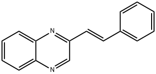 Quinoxaline, 2-[(1E)-2-phenylethenyl]-