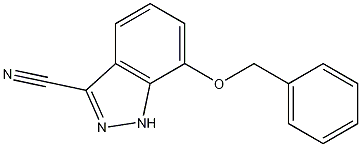 1H-Indazole-3-carbonitrile, 7-(phenylmethoxy)-