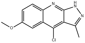4-chloro-6-methoxy-3-methyl-1H-pyrazolo[3,4-b]quinoline
