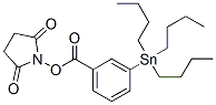 1-[[3-(三丁基锡烷基)苯甲酰基]氧基]-2,5-吡咯烷二酮