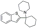 1-(1-(2-benzo(b)thienyl)cyclohexyl)piperidine