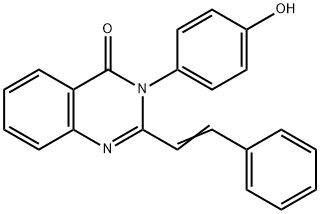 3-(4-Hydroxyphenyl)-2-styrylquinazolin-4(3H)-one