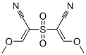 2,2'-sulfonylbis(3-methoxy-2-propenenitrile)