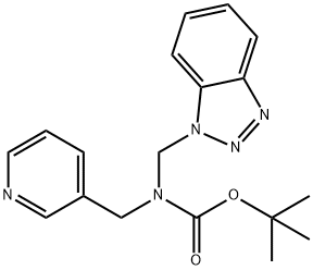 tert-Butyl N-(1H-1,2,3-benzotriazol-1-ylmethyl)-N-(pyridin-3-ylmethyl)carbamate