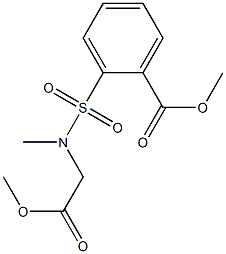 methyl 2-(N-(2-methoxy-2-oxoethyl)-N-methylsulfamoyl)benzoate