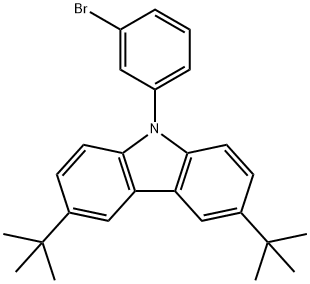 9-(3-溴苯基)-3,6-双(1,1-二叔丁基)-9H-咔唑