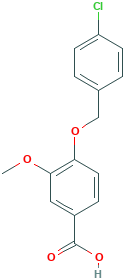 4-[(4-氯苯基)甲氧基]-3-甲氧基苯甲酸