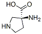3-Pyrrolidinecarboxylicacid,3-amino-,(3S)-(9CI)