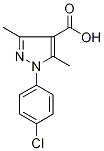 1-(4-氯苯基)-3,5-二甲基-1H-吡唑-4-羧酸