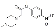 N-Methyl-2-(4-methyl-1-piperazinyl)-N-(4-nitrophenyl)acetamide