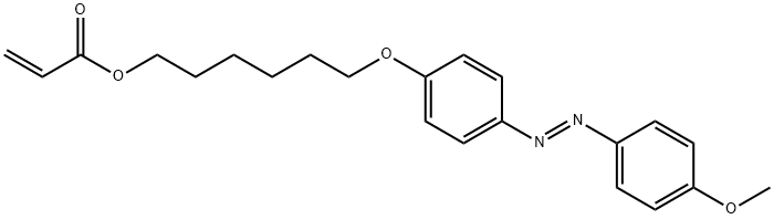 2-Propenoic acid, 6-[4-[(1E)-2-(4-methoxyphenyl)diazenyl]phenoxy]hexyl ester