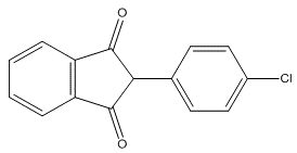 2-(p-chlorophenyl)-1,3-indandione