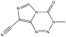 Imidazo[5,1-d]-1,2,3,5-tetrazine-8-carbonitrile, 3,4-dihydro-3-methyl-4-oxo-