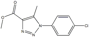 Methyl 1-(4-Chlorophenyl)-5-Methyl-1,2,3-triazole-4-carboxylate
