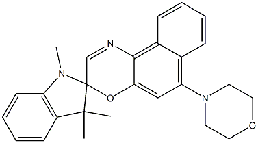 1,3-二氢-1,3,3-三甲基-6'-(4-吗啉基)-螺[2H-吲哚-2,3'-[3H]萘并[2,1-b][1,4]噁嗪]