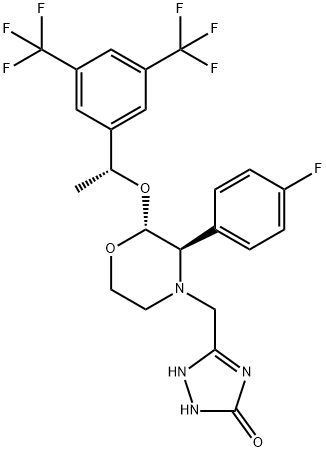 5-[[(2R,3R)-2-[(1R)-1-[3,5-二(三氟甲基)苯基]乙氧基]-3-(4-氟苯基)-4-吗啉基]甲基]-1,2-二氢-3H-1,2,4-三唑-3-酮