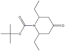 tert-Butyl 2,6-diethyl-4-oxopiperidine-1-carboxylate