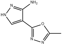 4-(5-methyl-1,3,4-oxadiazol-2-yl)-1H-pyrazol-5-amine