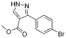 Methyl3-(4-bromophenyl)pyrazole-4-carboxylate