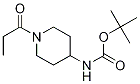 4-(BOC-AMino)-1-propanoylpiperidine