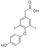 4-(4-HYDROXYPHENOXY)-3,5-DIIODOPHENYLACETIC ACID