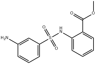 Benzoic acid, 2-[[(3-aminophenyl)sulfonyl]amino]-, methyl ester