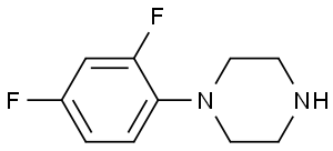 4-(2,4-difluorophenyl)piperazin-1-ium